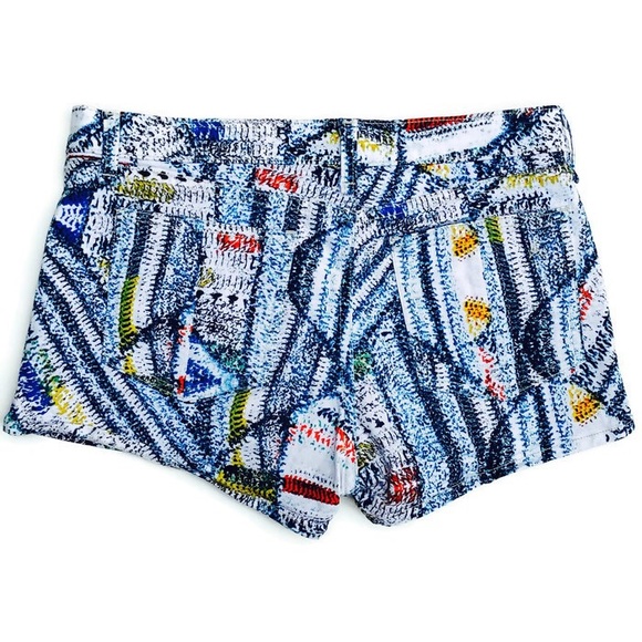 Rag & Bone Multi Colored Biba Surf Shorts - Picture 3 of 4